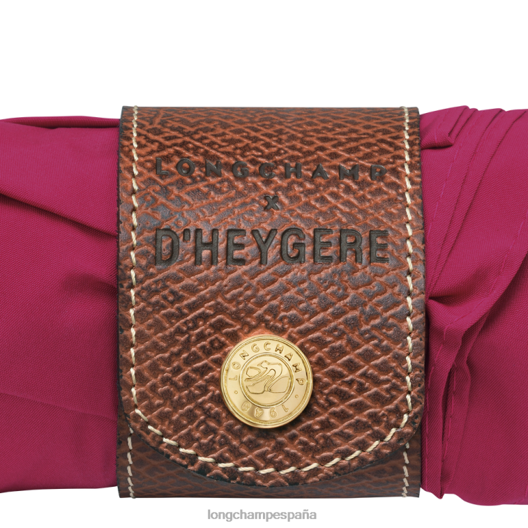 Longchamp X D'heygere paraguas rosa hombres accesorios 064LB964