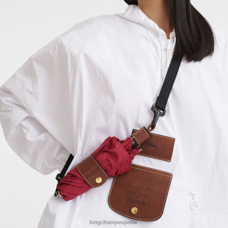 Longchamp X D'heygere paraguas rosa hombres accesorios 064LB964