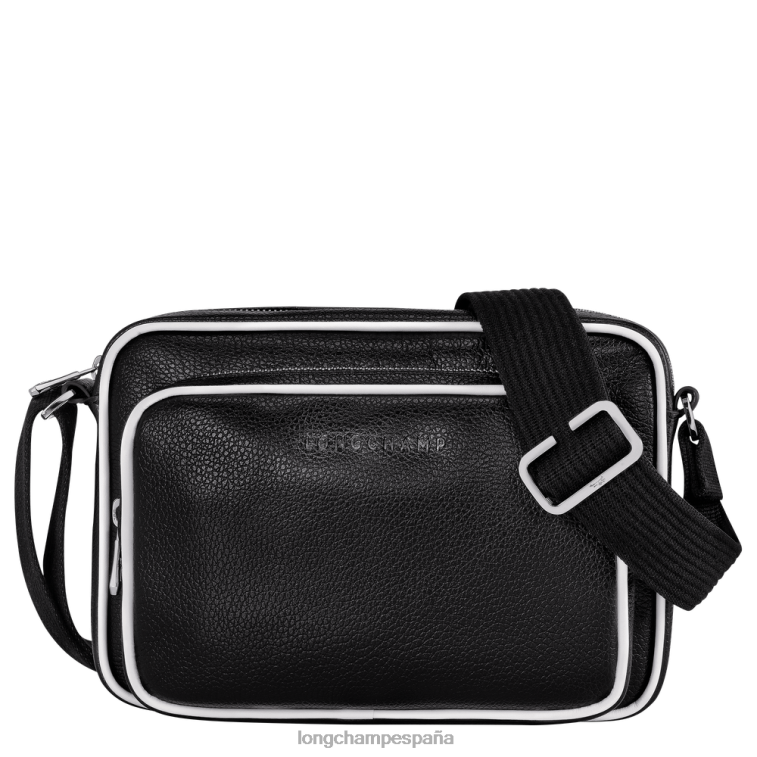 Longchamp bolsa para cámara le foulonne blanco negro hombres bolsas 064LB1124