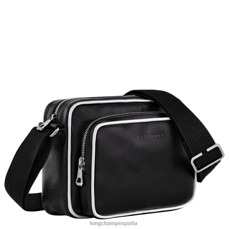 Longchamp bolsa para cámara le foulonne blanco negro hombres bolsas 064LB1124