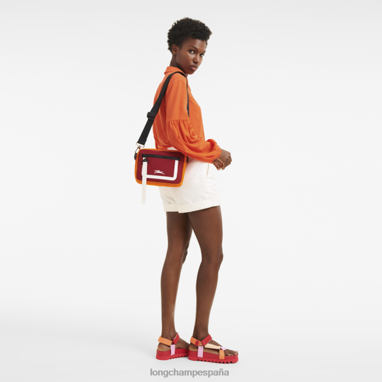 Longchamp bolso para cámara de la colección le pliage naranja/burdeos hombres bolsas 064LB335