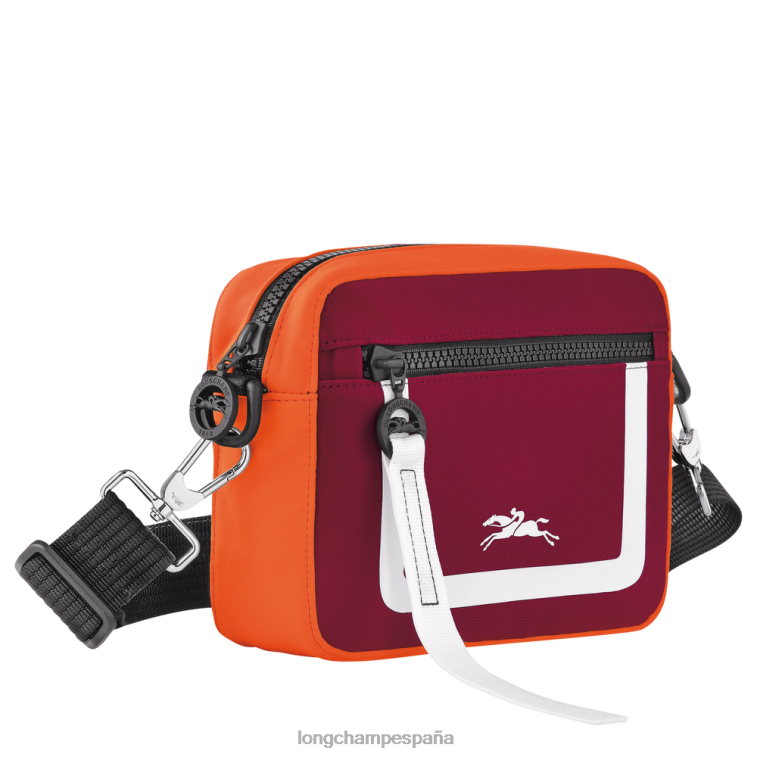Longchamp bolso para cámara de la colección le pliage naranja/burdeos hombres bolsas 064LB335