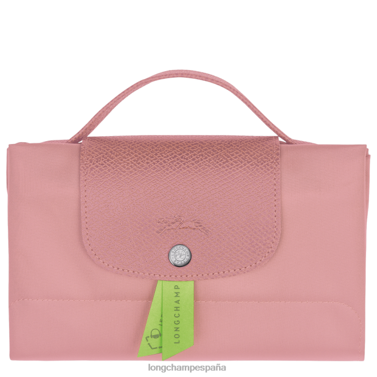 Longchamp carpeta de documentos verde le pliage rosa pétalo hombres bolsas 064LB498
