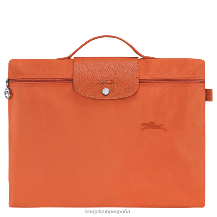 Longchamp carpeta de documentos verde le pliage zanahoria hombres bolsas 064LB497