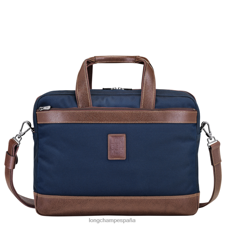 Longchamp maletín boxford azul hombres bolsas 064LB1089