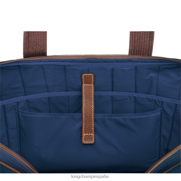 Longchamp maletín boxford azul hombres bolsas 064LB1089