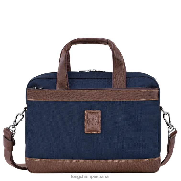 Longchamp maletín boxford azul hombres bolsas 064LB1095