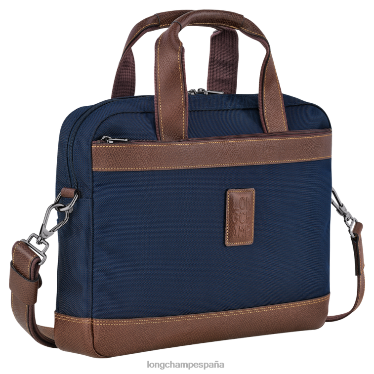Longchamp maletín boxford azul hombres bolsas 064LB1095