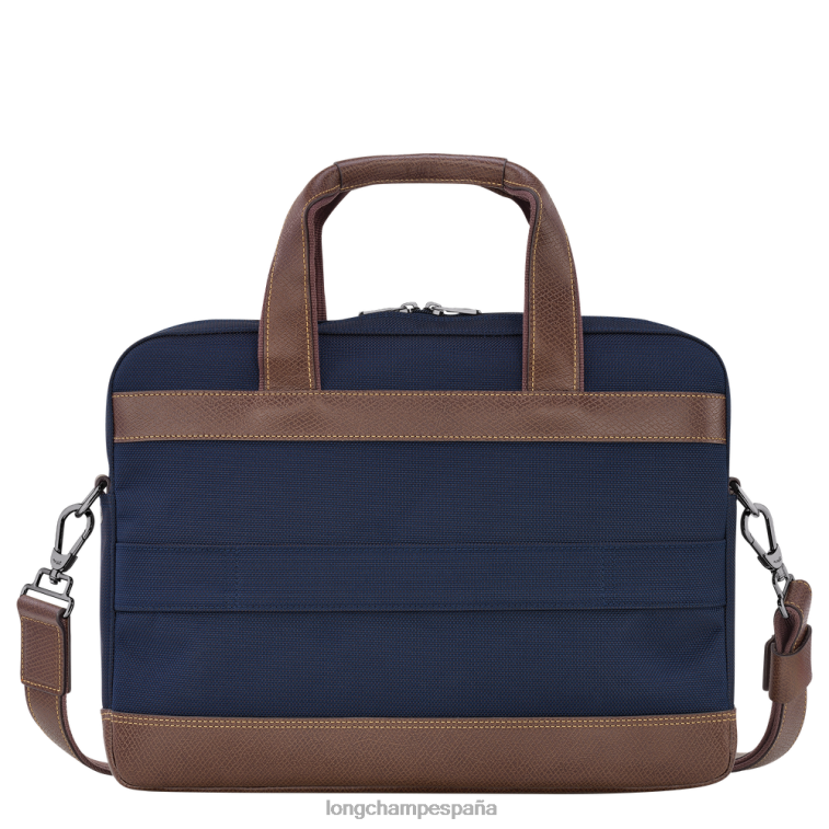 Longchamp maletín boxford azul hombres bolsas 064LB1095