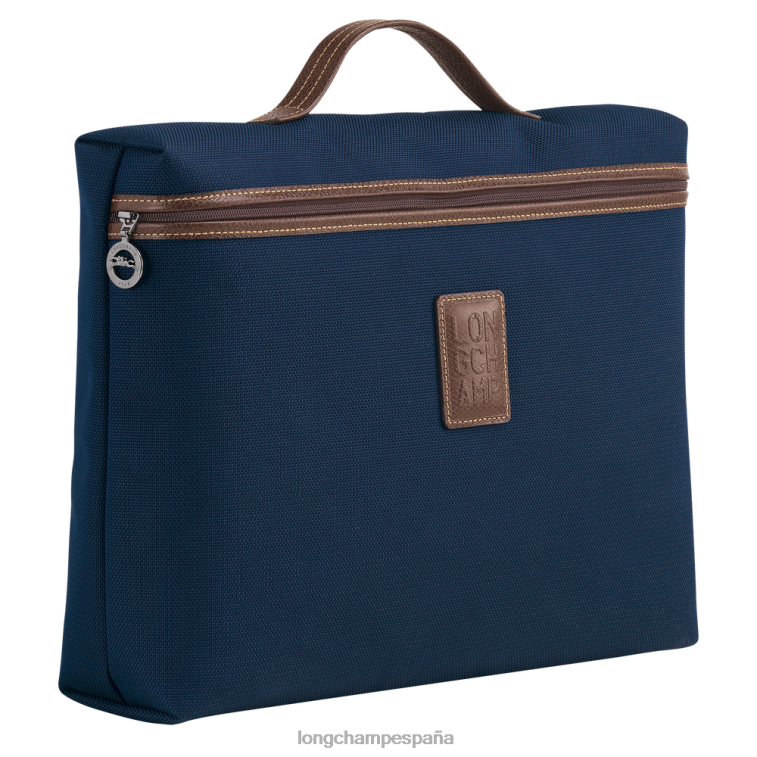 Longchamp maletín boxford azul hombres bolsas 064LB1099