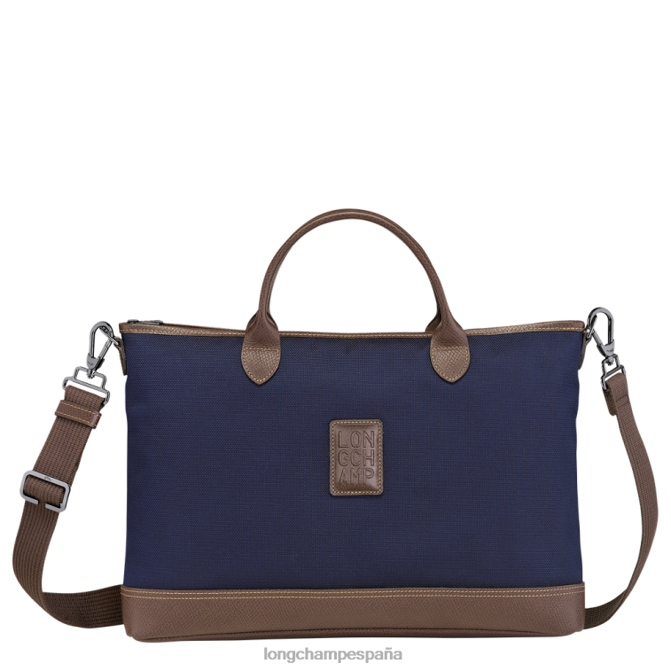 Longchamp maletín boxford azul hombres bolsas 064LB466