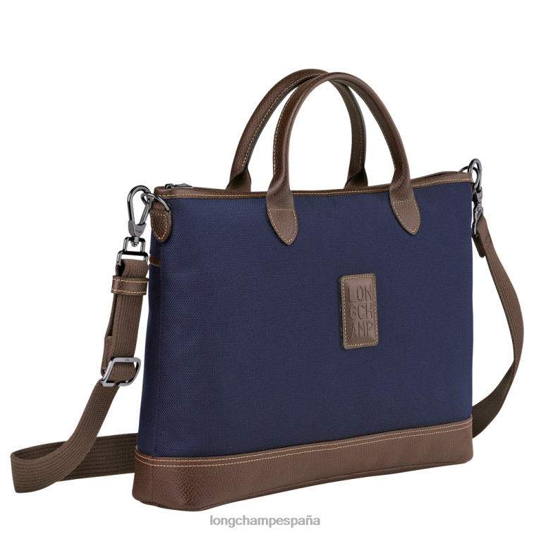 Longchamp maletín boxford azul hombres bolsas 064LB466