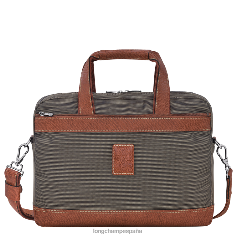 Longchamp maletín boxford marrón hombres bolsas 064LB1094