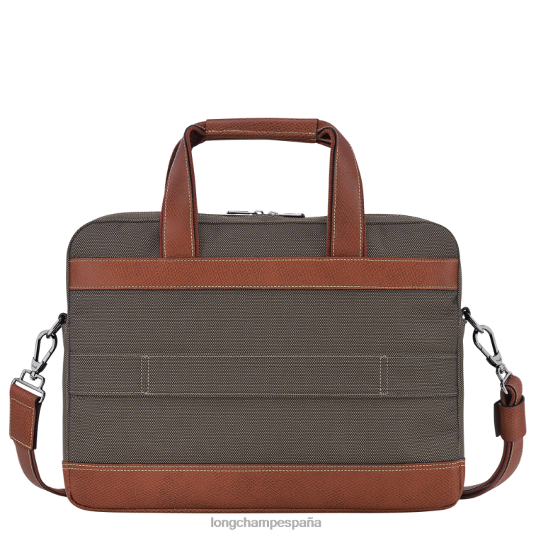 Longchamp maletín boxford marrón hombres bolsas 064LB1094
