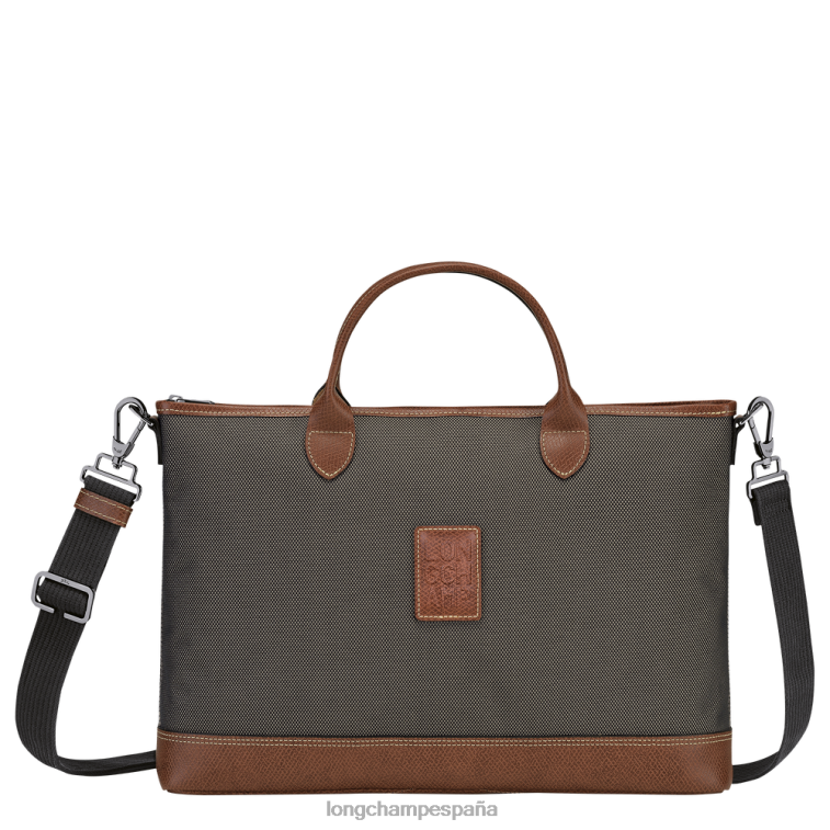 Longchamp maletín boxford marrón hombres bolsas 064LB465 Longchamp maletín boxford marrón hombres bolsas 064LB465