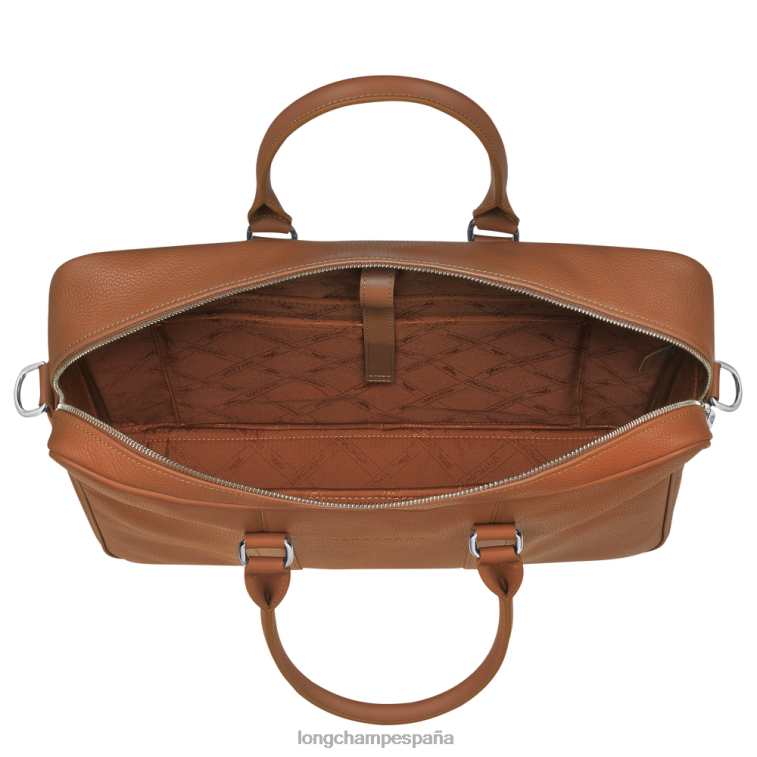 Longchamp maletín le foulonne caramelo hombres bolsas 064LB1090