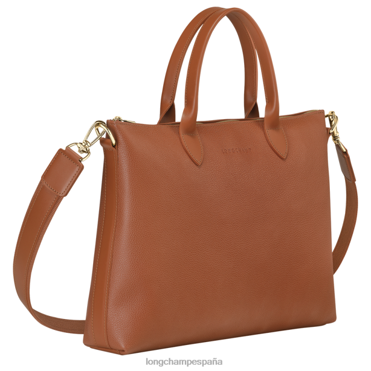 Longchamp maletín le foulonne caramelo hombres bolsas 064LB468
