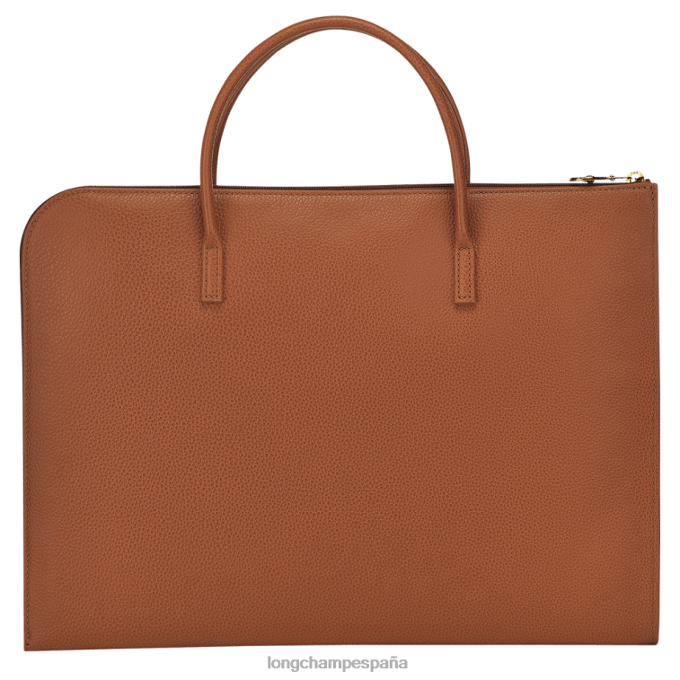 Longchamp maletín le foulonne caramelo hombres bolsas 064LB471