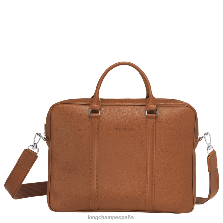 Longchamp maletín le foulonne caramelo hombres bolsas 064LB477