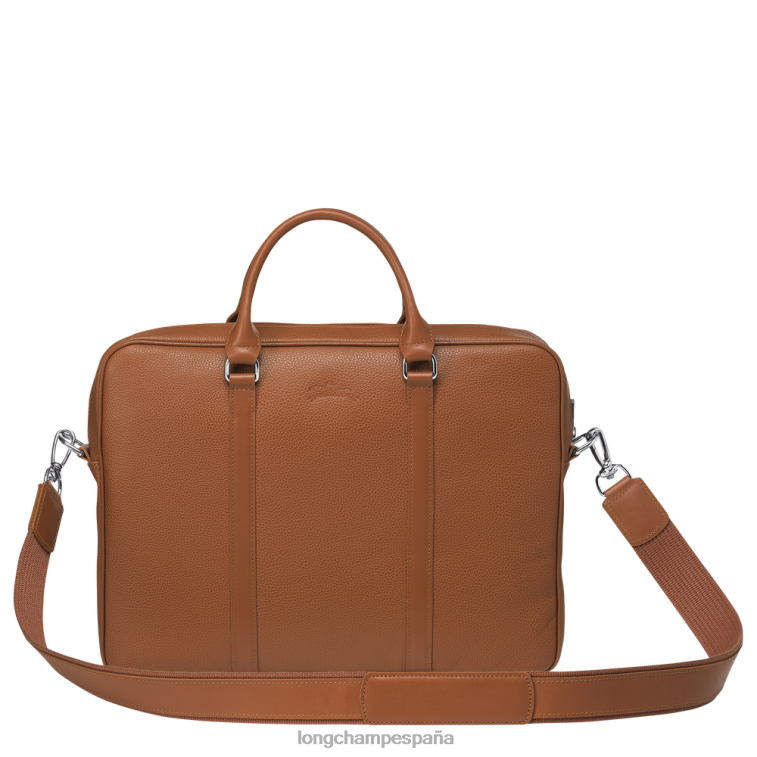 Longchamp maletín le foulonne caramelo hombres bolsas 064LB477