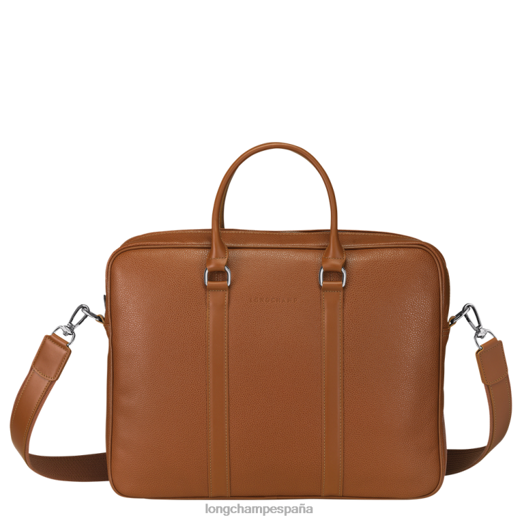 Longchamp maletín le foulonne caramelo hombres bolsas 064LB480