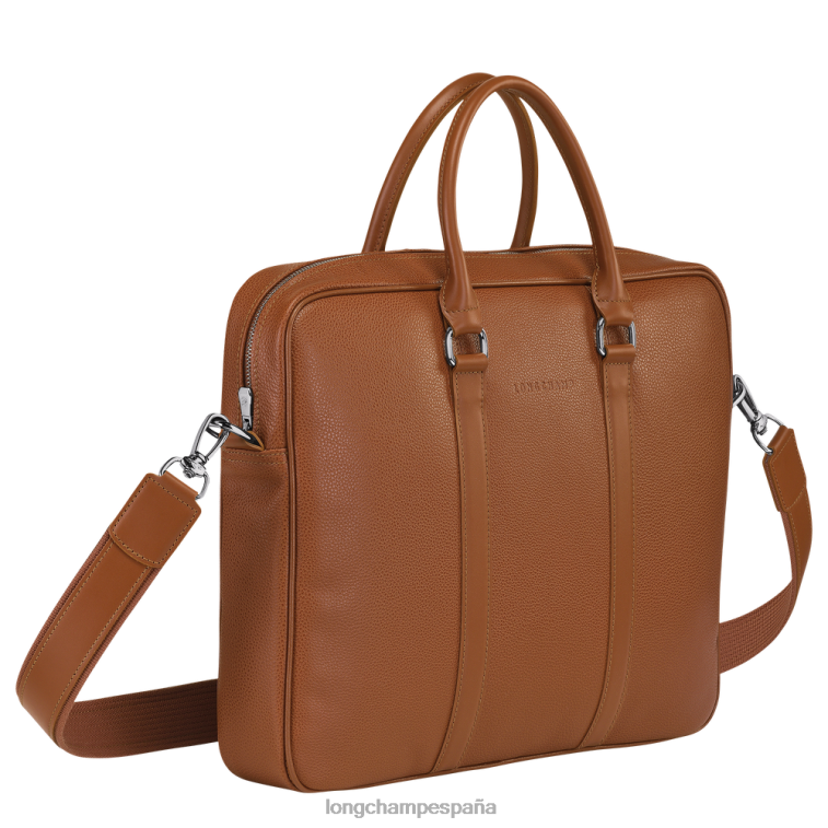 Longchamp maletín le foulonne caramelo hombres bolsas 064LB480