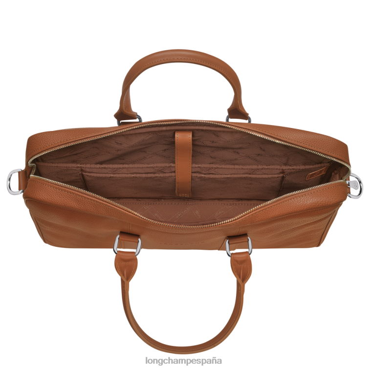 Longchamp maletín le foulonne caramelo hombres bolsas 064LB480