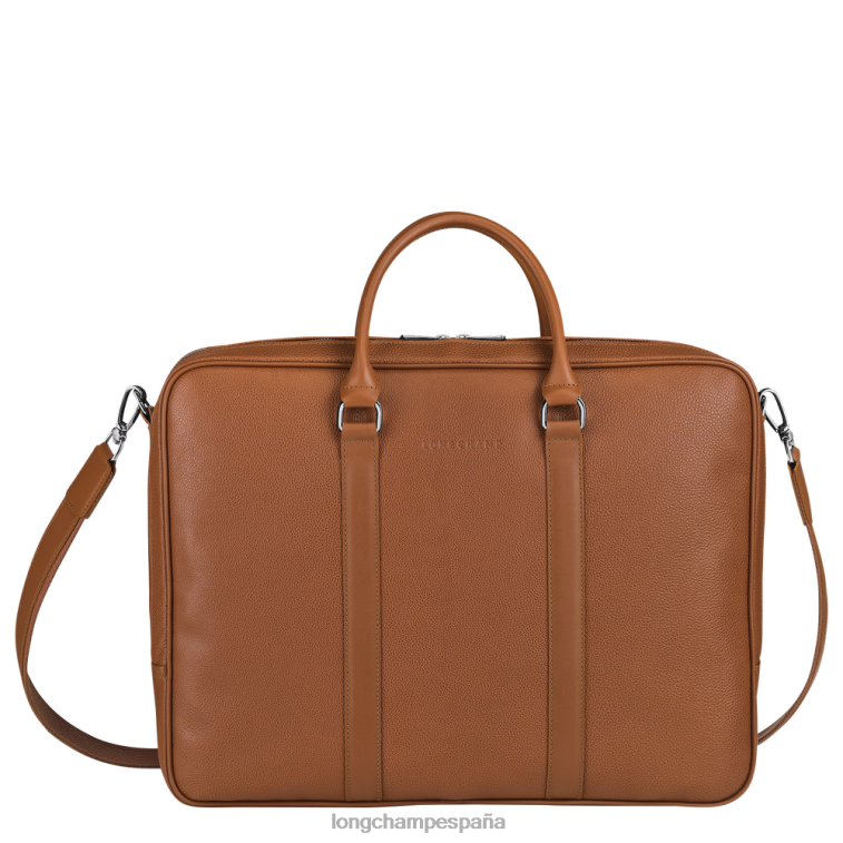 Longchamp maletín le foulonne caramelo hombres bolsas 064LB482