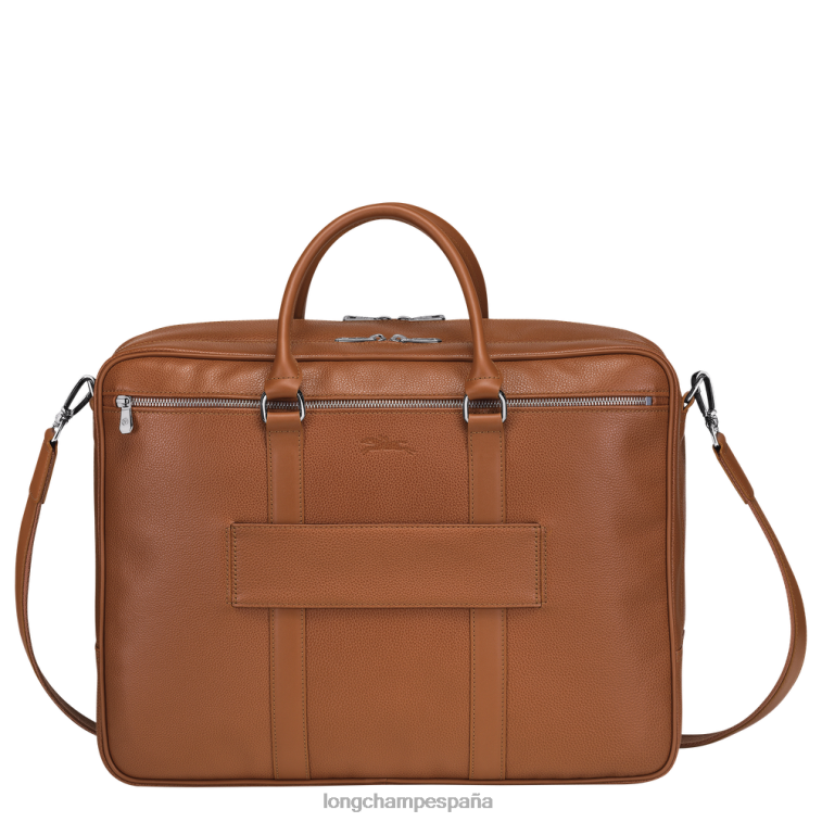 Longchamp maletín le foulonne caramelo hombres bolsas 064LB482