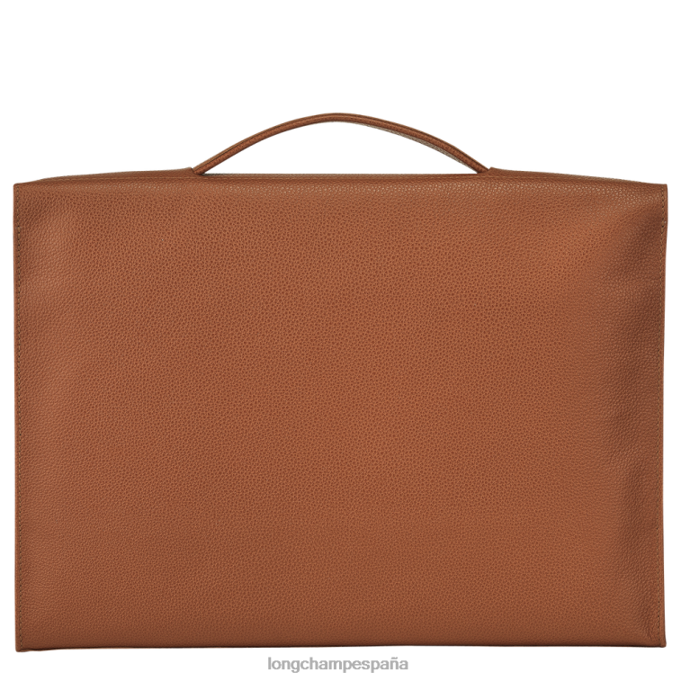 Longchamp maletín le foulonne caramelo hombres bolsas 064LB484