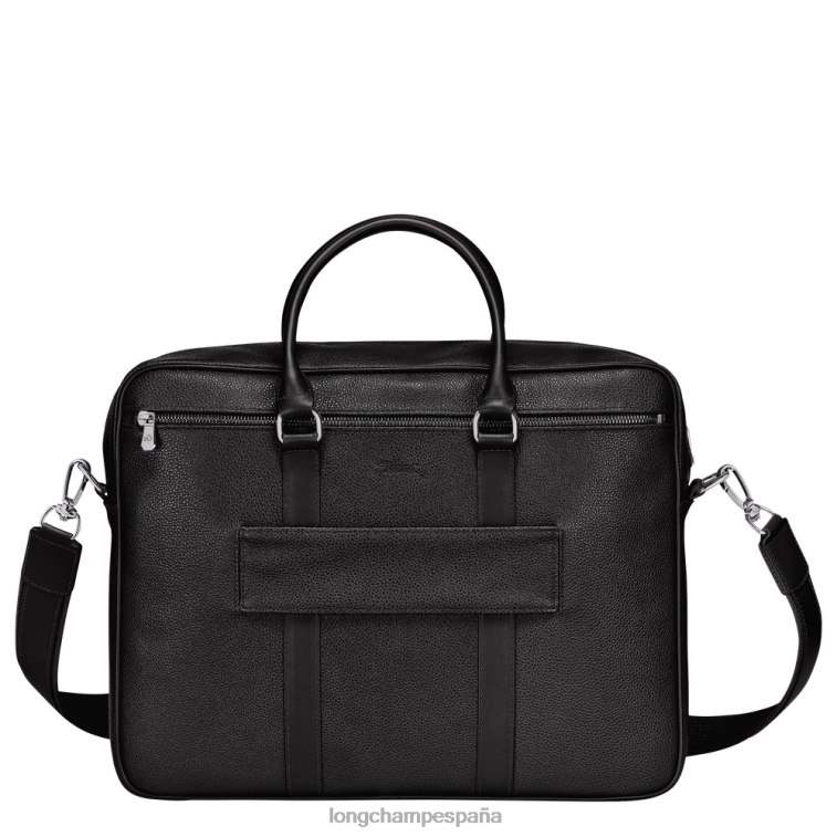 Longchamp maletín le foulonne negro hombres bolsas 064LB1100