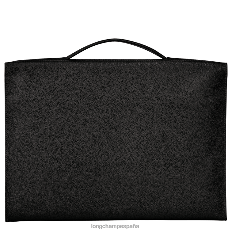 Longchamp maletín le foulonne negro hombres bolsas 064LB483