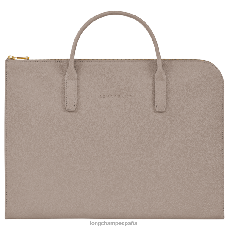 Longchamp maletín le foulonne tórtola hombres bolsas 064LB473