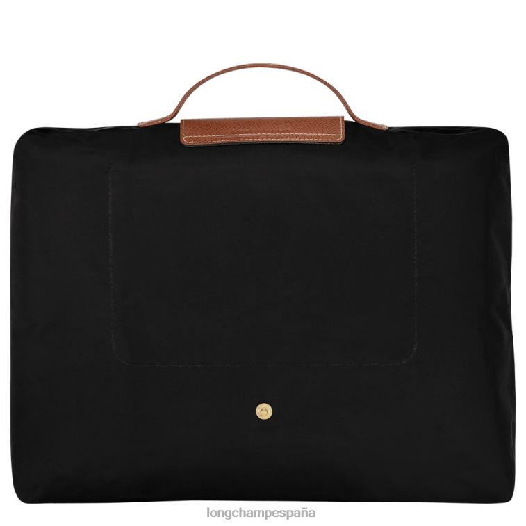 Longchamp maletín original le pliage negro hombres bolsas 064LB485