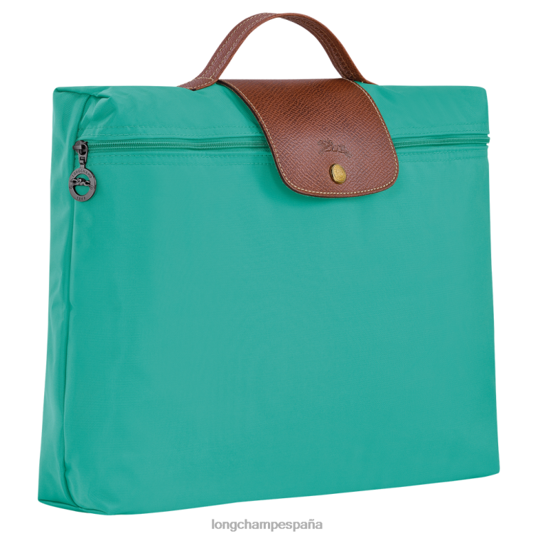 Longchamp maletín original le pliage turquesa hombres bolsas 064LB489
