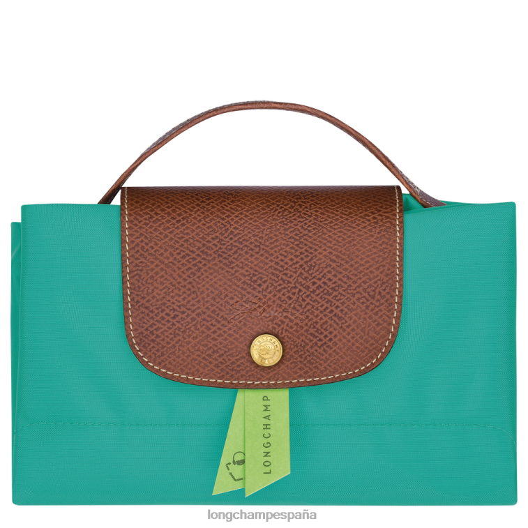 Longchamp maletín original le pliage turquesa hombres bolsas 064LB489