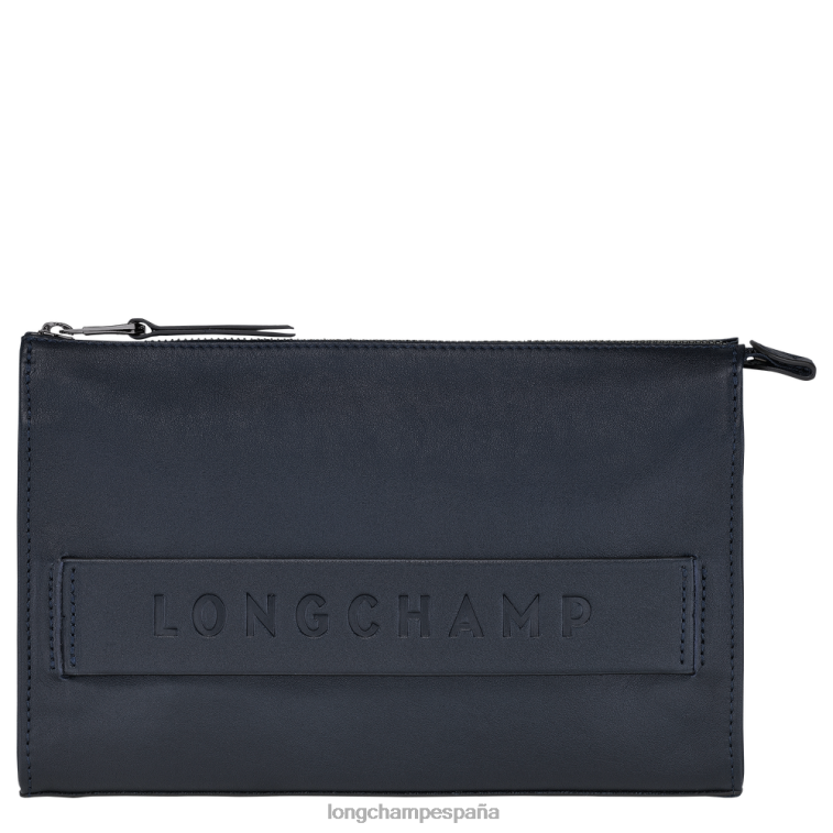 Longchamp bolsa 3d azul medianoche hombres Artículos de cuero 064LB13