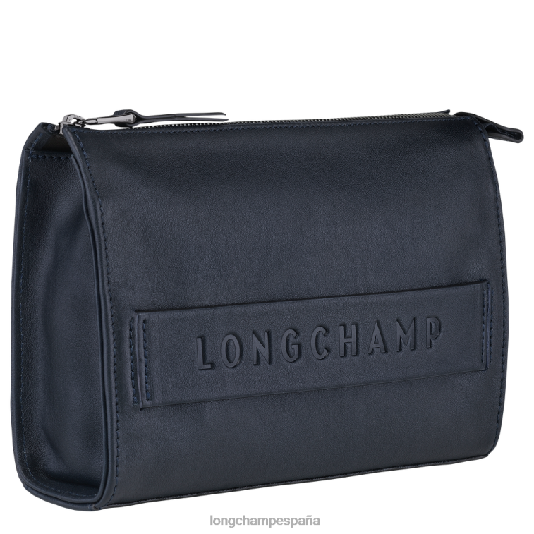 Longchamp bolsa 3d azul medianoche hombres Artículos de cuero 064LB13