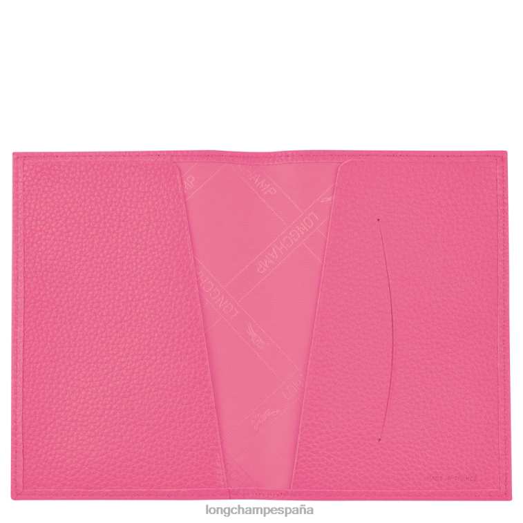 Longchamp cubierta del pasaporte le foulonne dulce hombres Artículos de cuero 064LB729