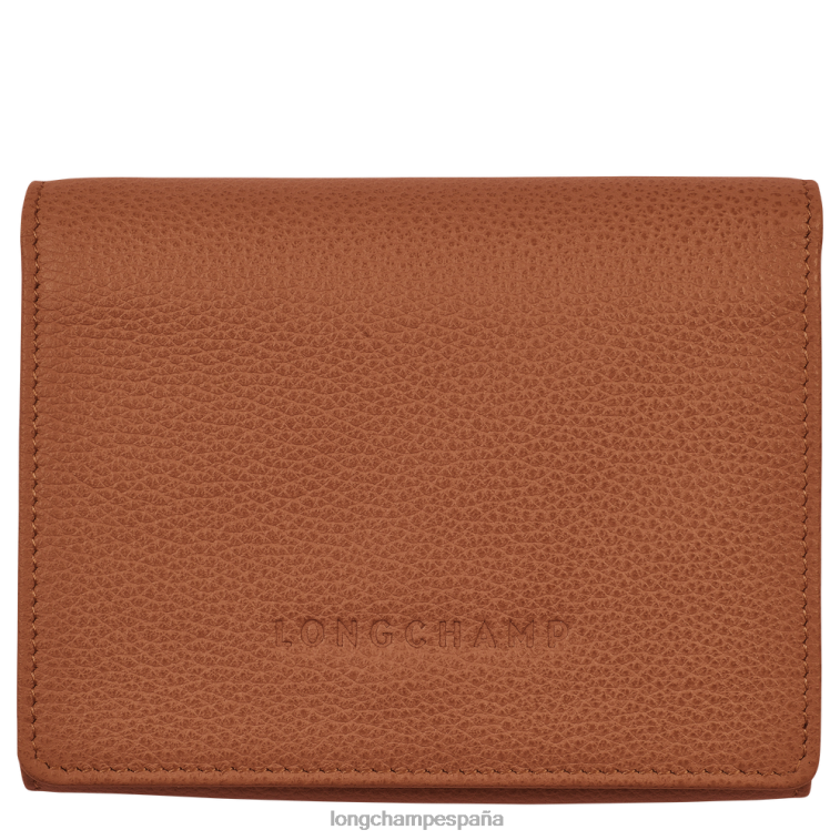 Longchamp cartera le foulonne caramelo hombres Artículos de cuero 064LB597