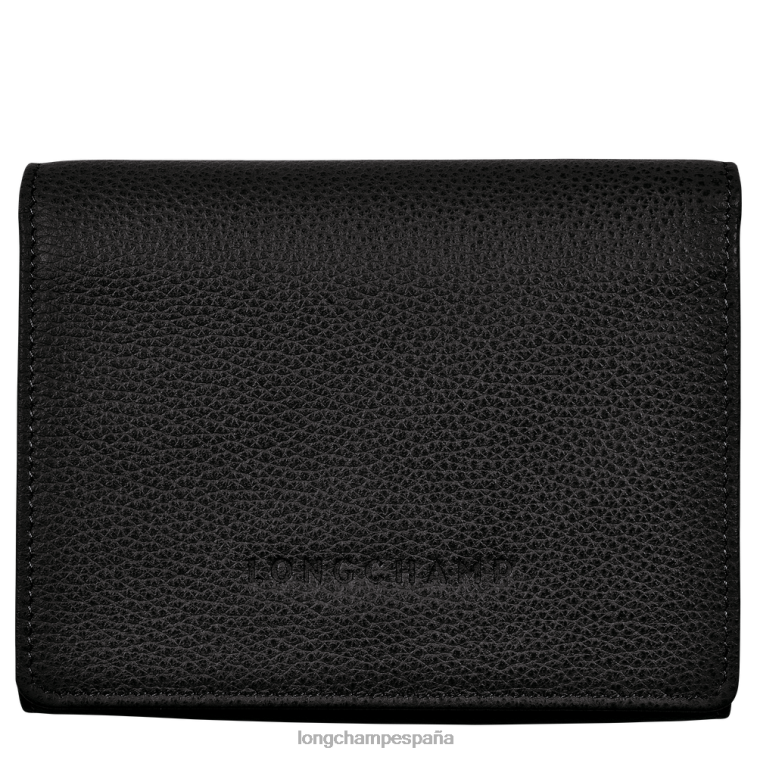 Longchamp cartera le foulonne negro hombres Artículos de cuero 064LB595