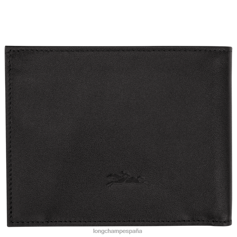 Longchamp cartera sur sena negro hombres Artículos de cuero 064LB17