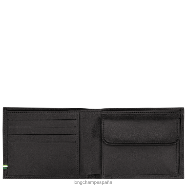Longchamp cartera sur sena negro hombres Artículos de cuero 064LB17