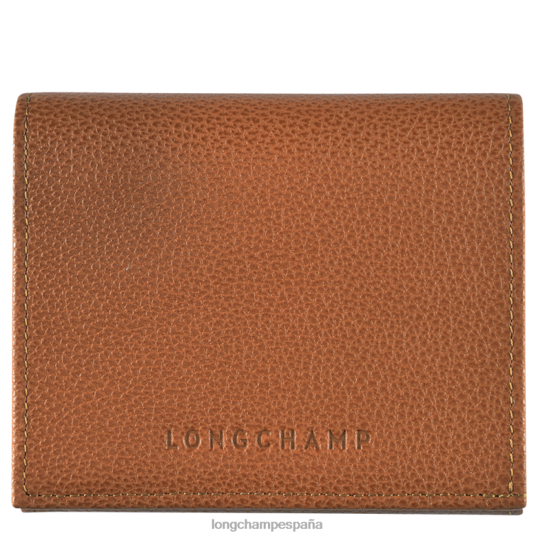 Longchamp monedero le foulonne caramelo hombres Artículos de cuero 064LB543