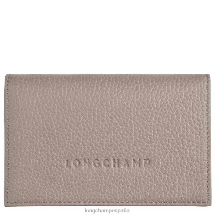 Longchamp tarjetero le foulonne tórtola hombres Artículos de cuero 064LB656