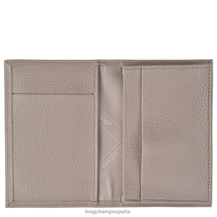 Longchamp tarjetero le foulonne tórtola hombres Artículos de cuero 064LB656