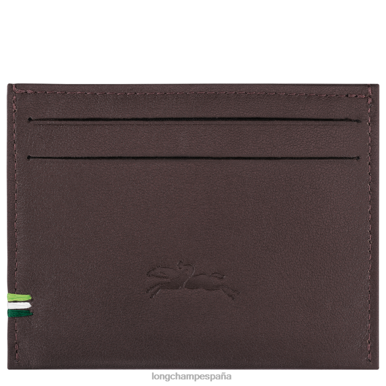 Longchamp tarjetero sur sena moca hombres Artículos de cuero 064LB18