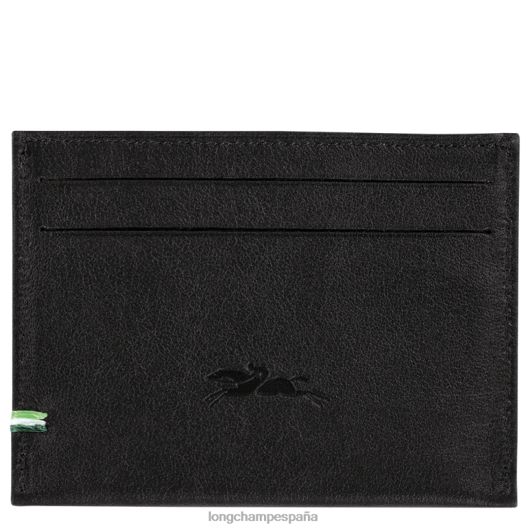 Longchamp tarjetero sur sena negro hombres Artículos de cuero 064LB1132
