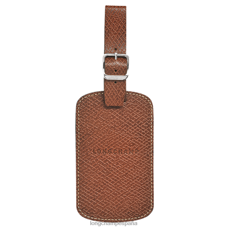 Longchamp etiqueta de equipaje boxford marrón hombres accesorios 064LB857
