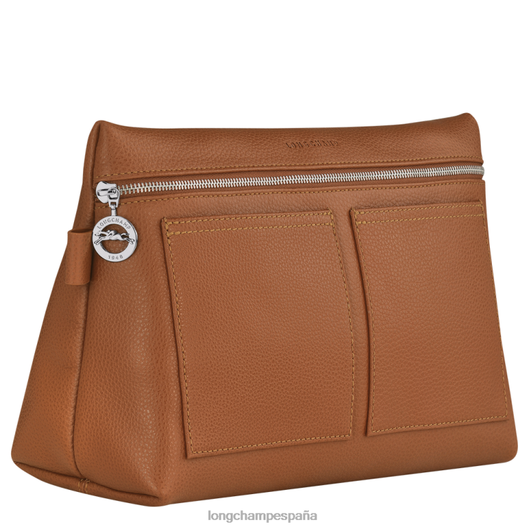 Longchamp neceser le foulonne caramelo hombres bolsas 064LB822